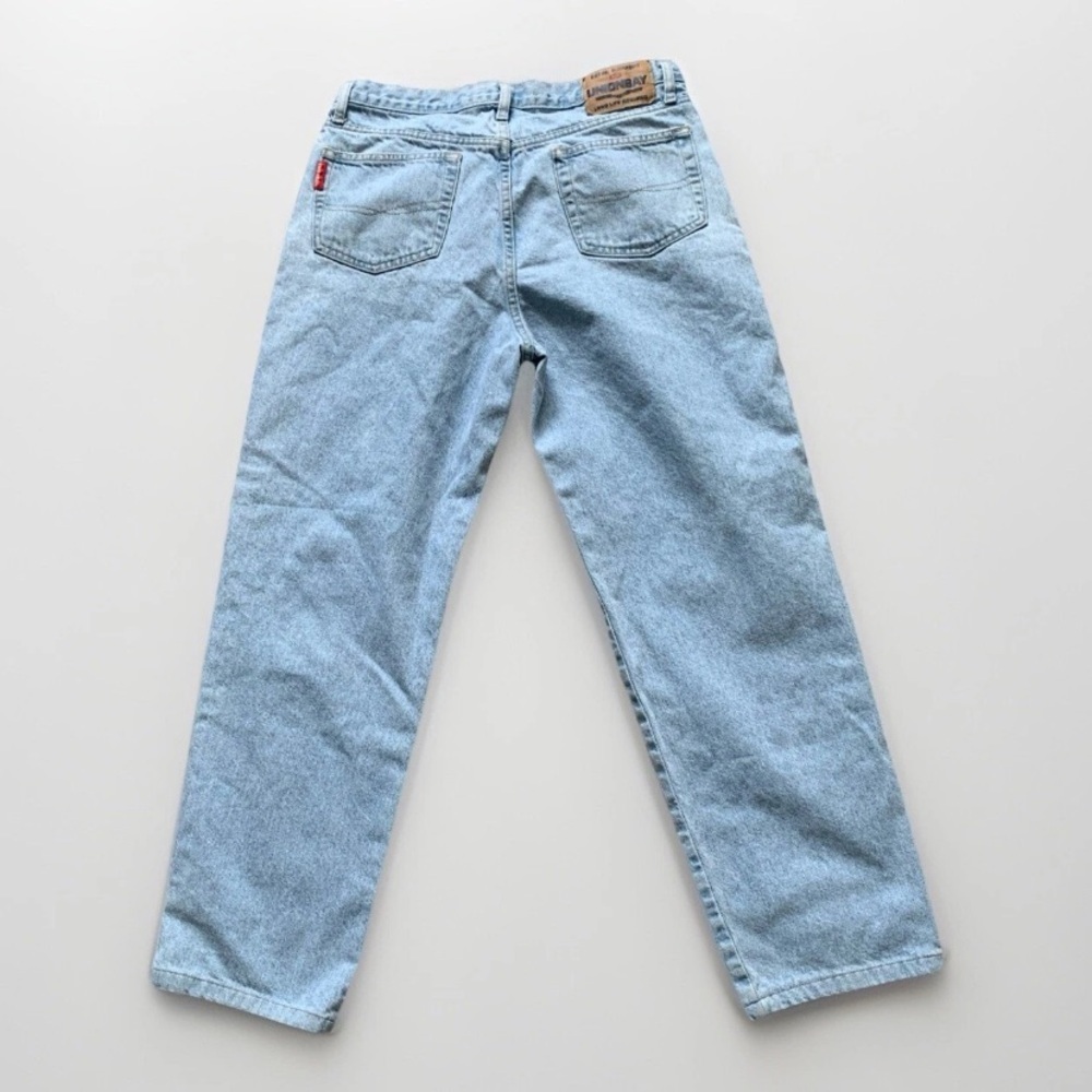 Vintage Union Bay Jeans Mens 34x32 Light Wash Dad Fit Slightly Tapered Y2K - Picture 2 of 13